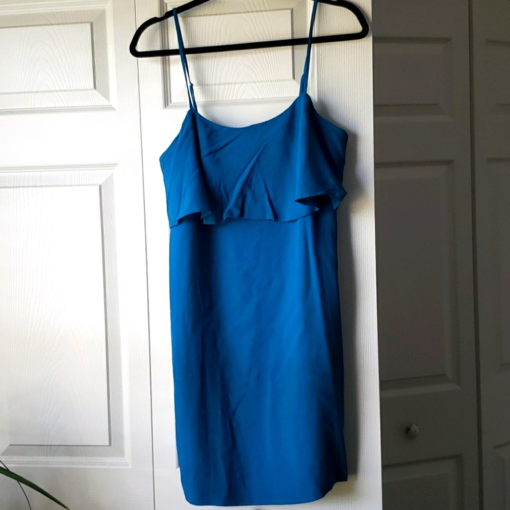 Teal blue J.CREW dress size 8